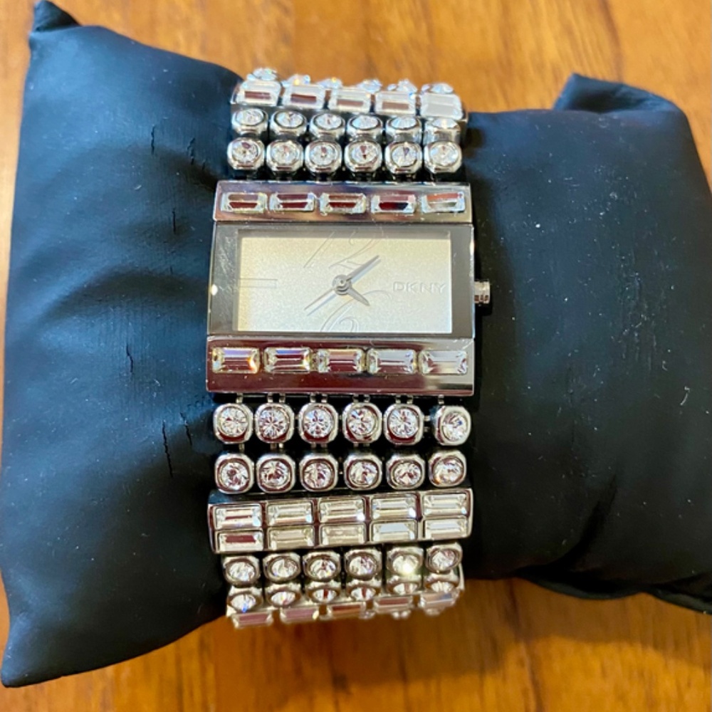 Rare DNKY Diamanté Bracelet Watch